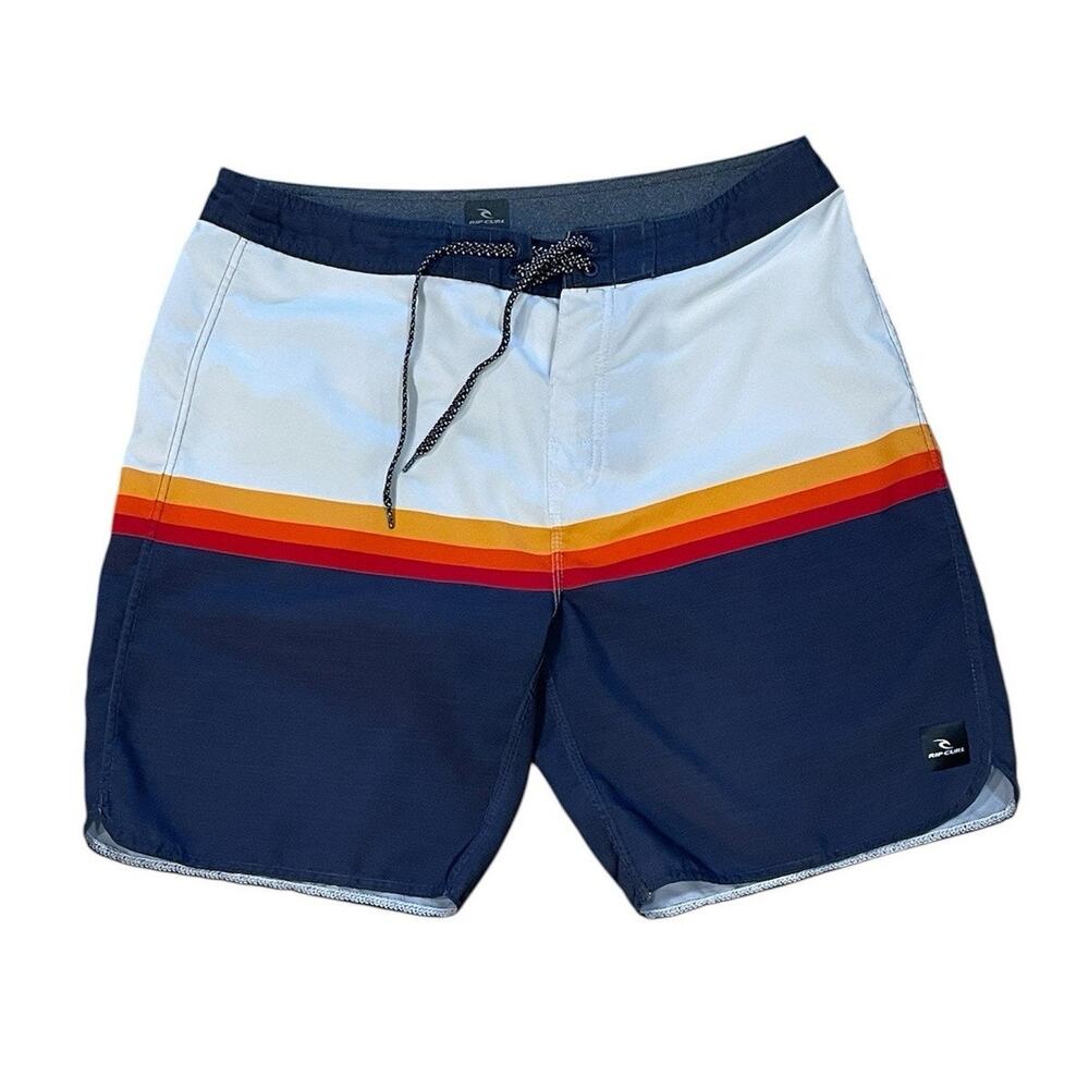 Rip Curl Men’s Sz 34 Multi-Colored Mirage Surf Revival Board Shorts -Summer- EUC